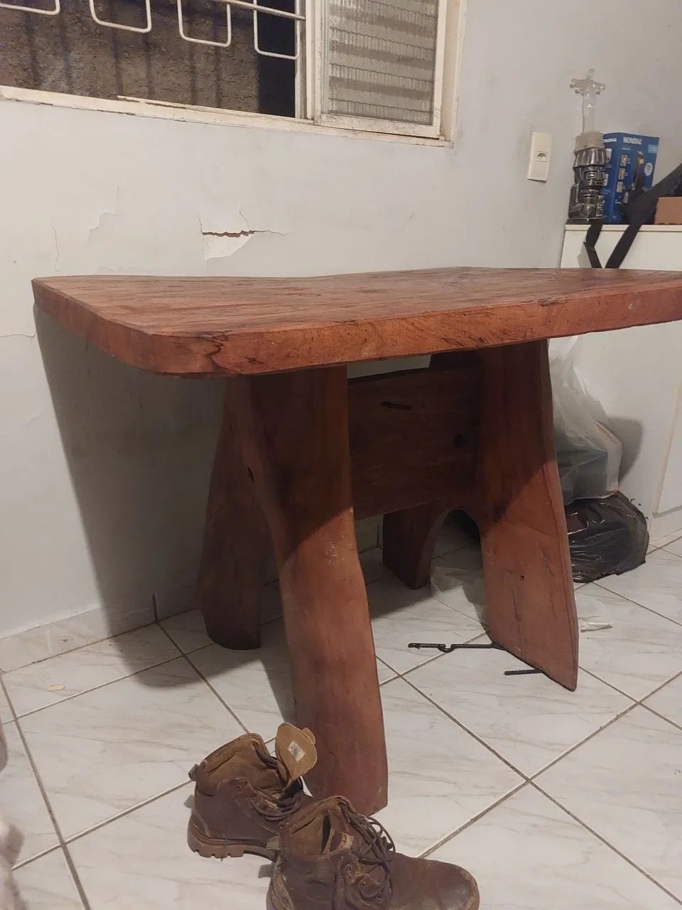 Mesa de madeira pura rustica  - Foto 2