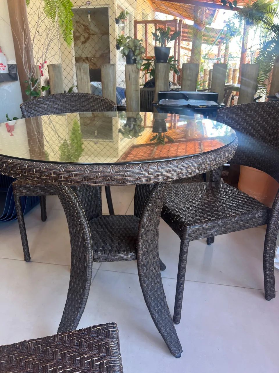 Mesa com 4 cadeira área externa  - Foto 4