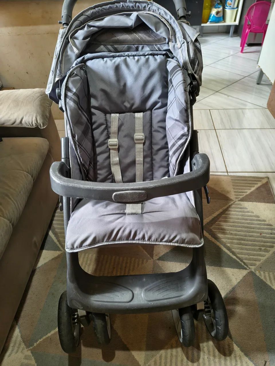 Carrinho de bebê + bebe conforto burigotto - Foto 5