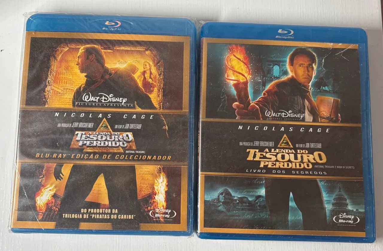 Bluray - A Lenda do Tesouro Perdido 1 e 2