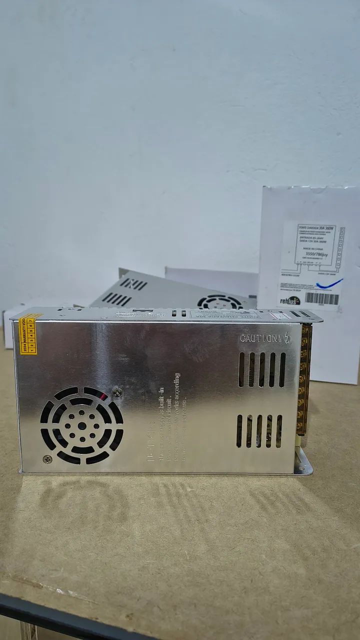 Fonte chaveada 12volts 30amper - Foto 3