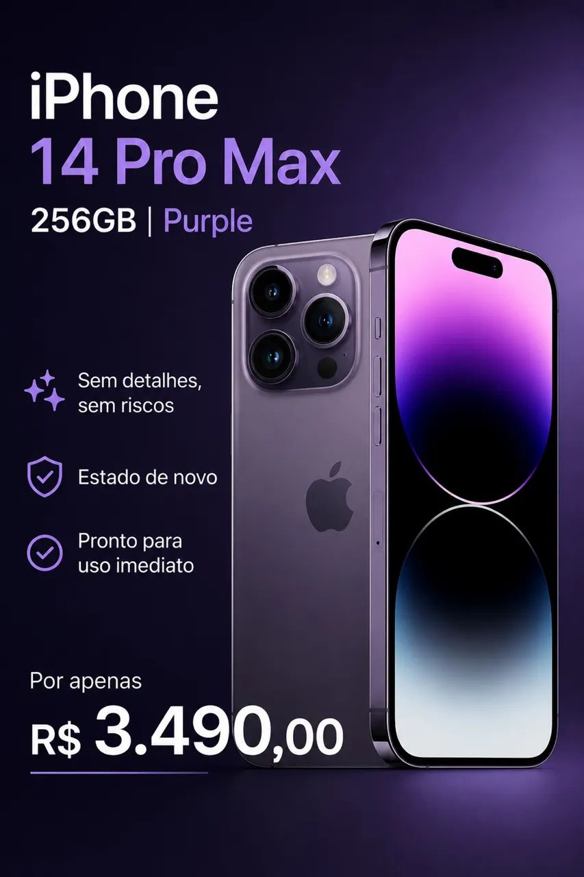 Iphone 14 ProMax 256 Gb - Foto 2