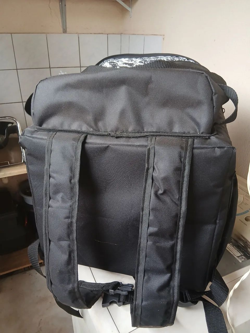 Mochila Bag Entregador Preta Nova 45 lts - Foto 3