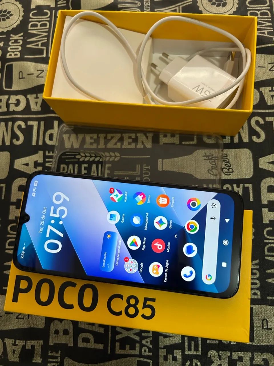 POCO C85 256G COMPLETO NOVINHO (TROCAS COM VOLTA$) - Foto 2