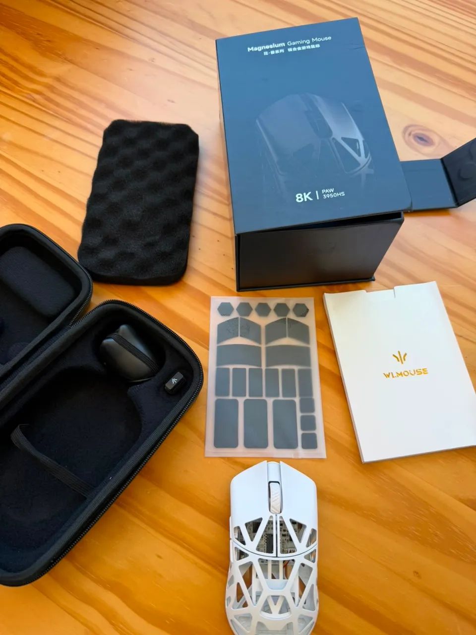WLMouse Beast X 8K Pro Magnesium White ? - Foto 4