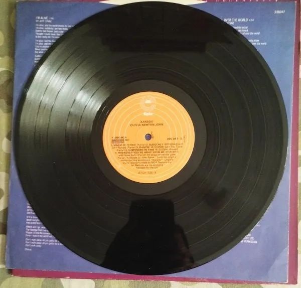 LP Vinil Olivia Newton-John Xanadu Trilha Sonora Com Encarte