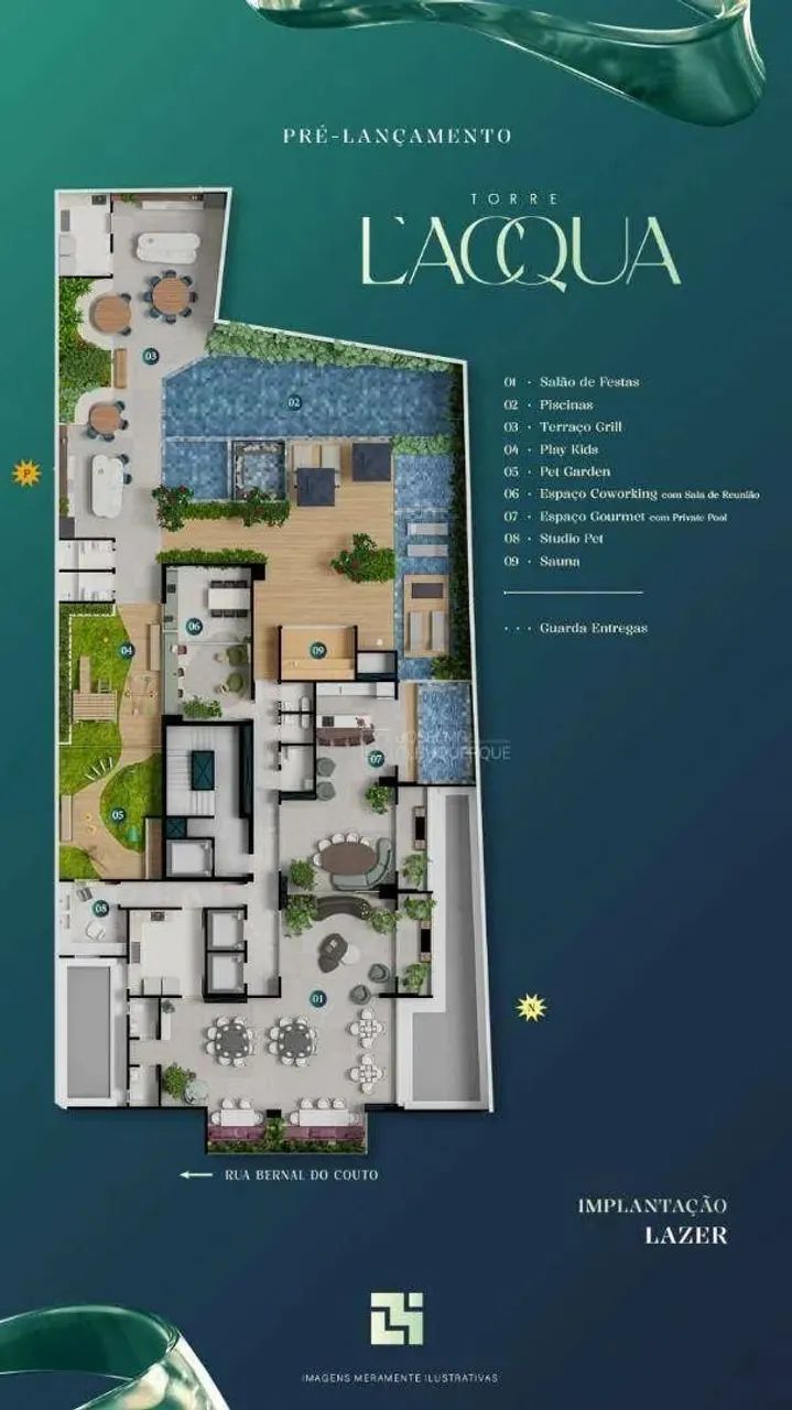 Torre Lacqua - Umarizal - Venda - Apartamento de 70 m² por R$ 836.345 - Umarizal - Belém/P - Foto 10