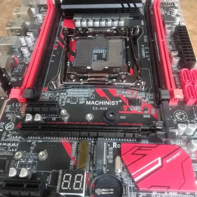 Placa-mãe X99 Machinist E5-RS59 com Defeito - Foto 4