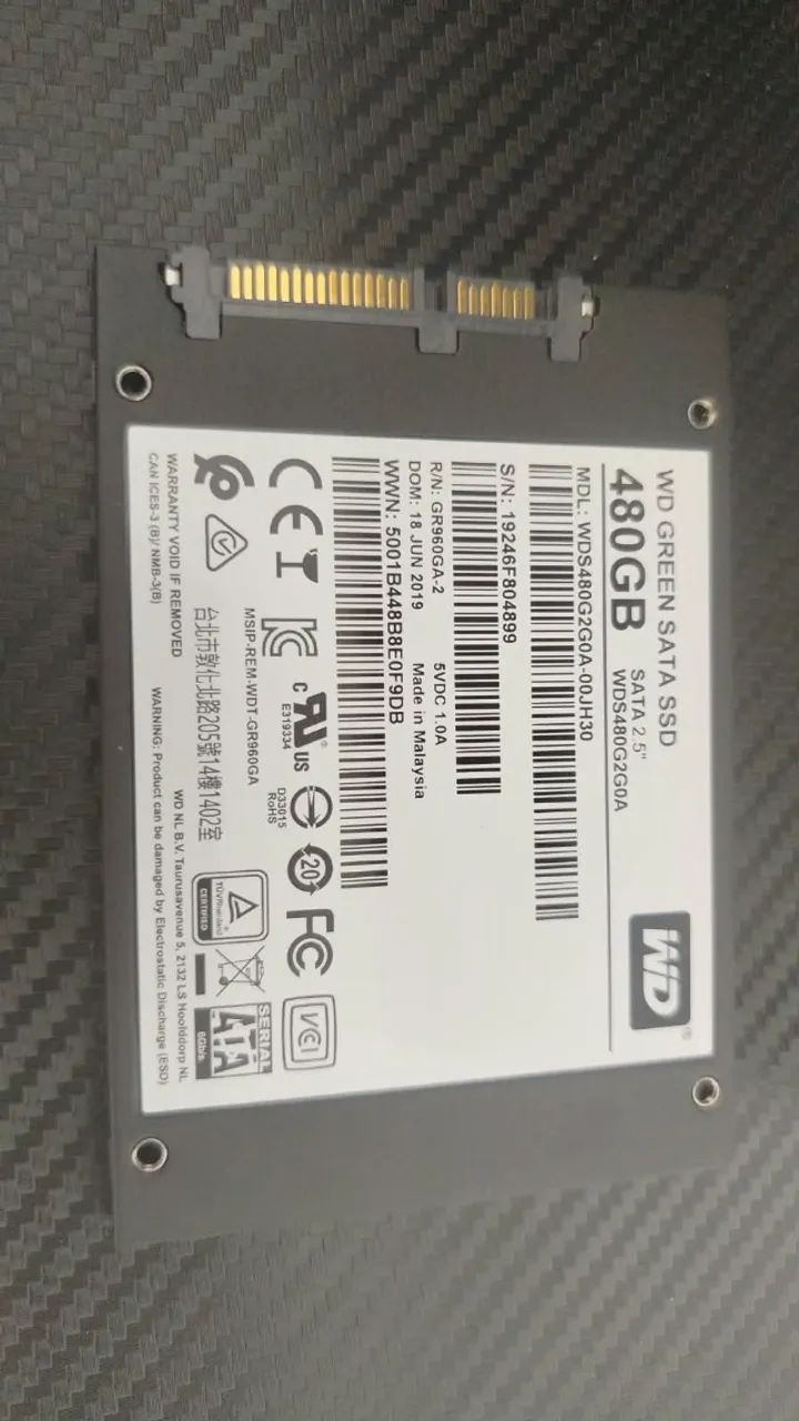 SSD 480 gb