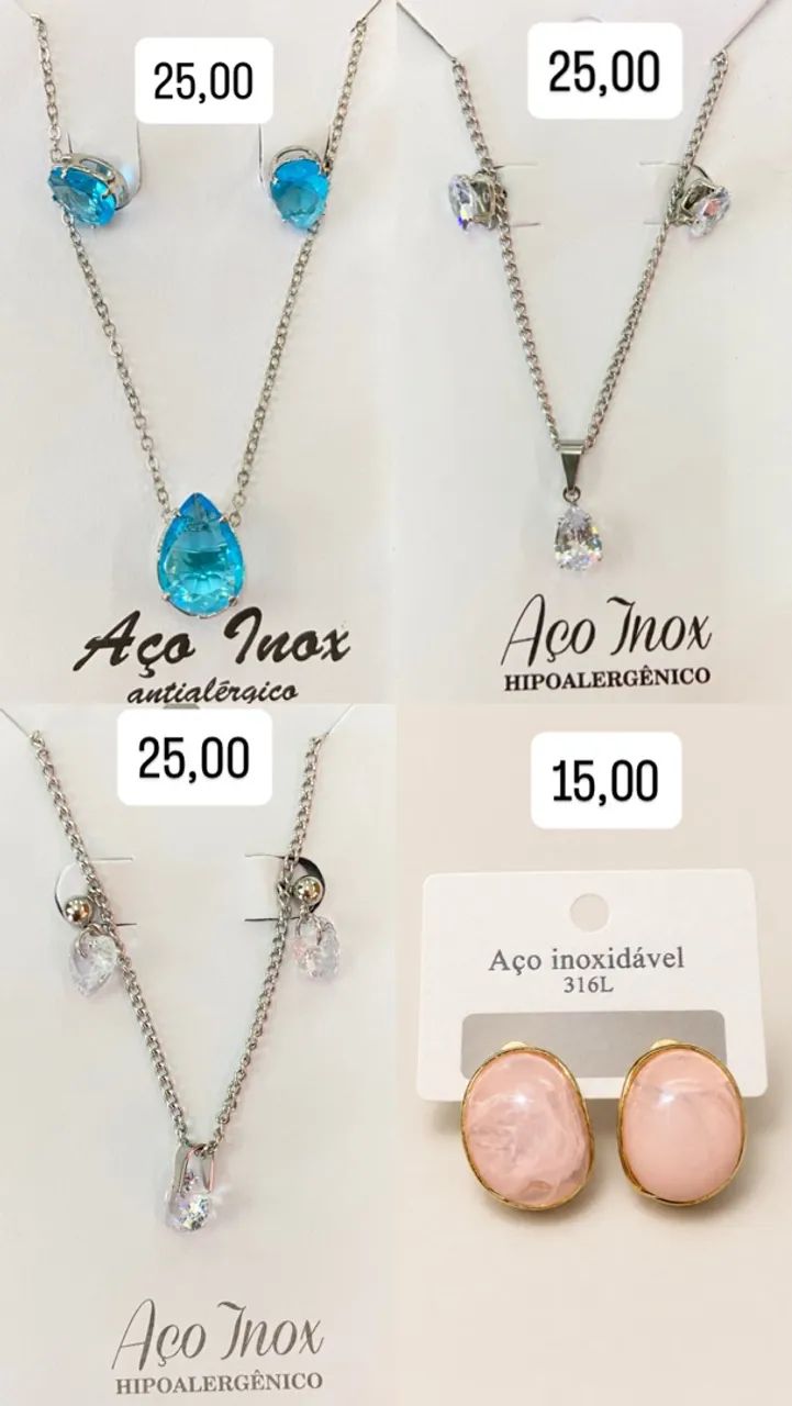 Conjuntos acessórios aço 