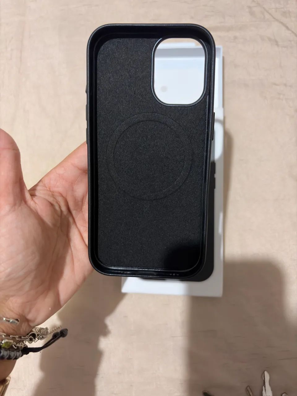 Case Magsafe de Couro Para Internet 17 Nunca usada 