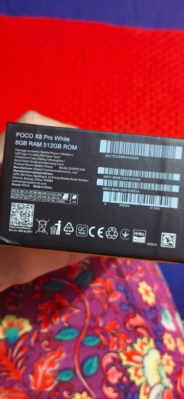 POCO X8 PRO BRANCO 8GB/512GB - Foto 5