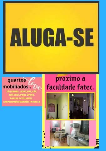 Pertinho da faculdade fatec.. ( individual e para casal )