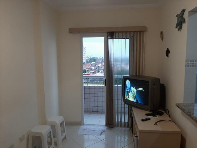 Locação definitiva - Praia Grande - Caiçara - Frente ao Mar - 01 dormitório - Foto 2