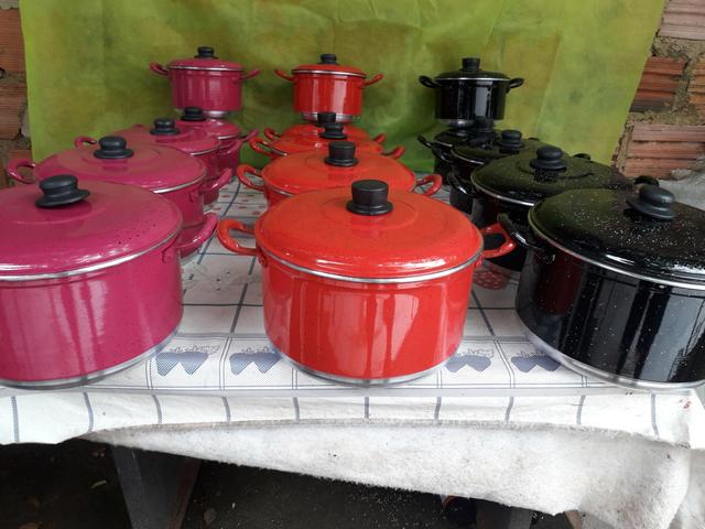 Kit de panelas 5 peças no jogo - Foto 2