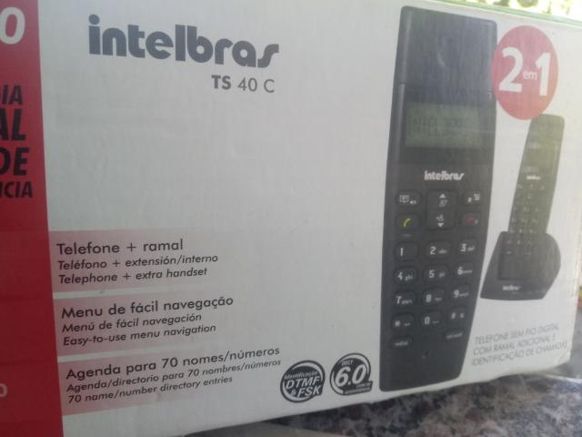 Telefone sem fio duplo