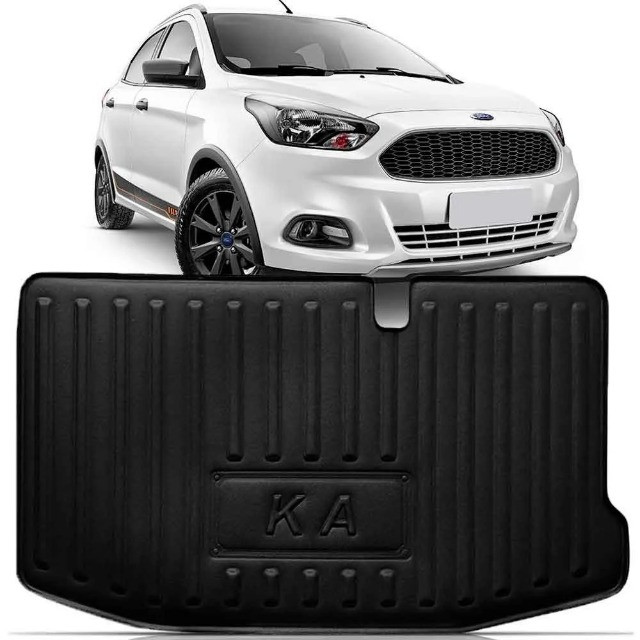 Tapete Bandeja Porta Malas Ford Ka Hatch 2013 à 2020 Rígido - Foto 2