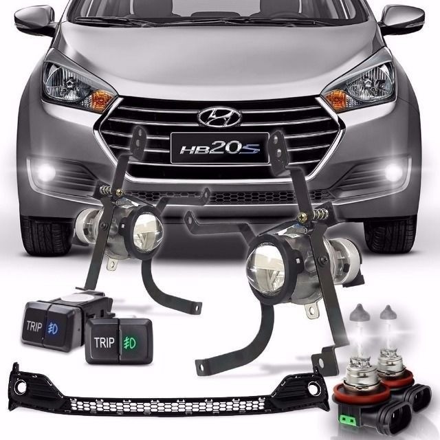 Farol de Milha Neblina Auxiliar Automotivo P/ todos os carros - Shocklight - Foto 3