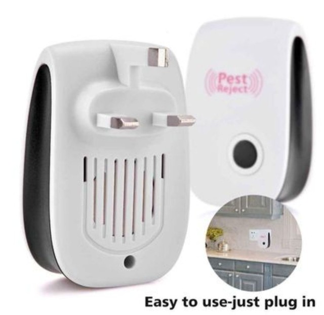 Repelente Eletrônico Ultrassônico Espanta Ratos E Insetos - Foto 2