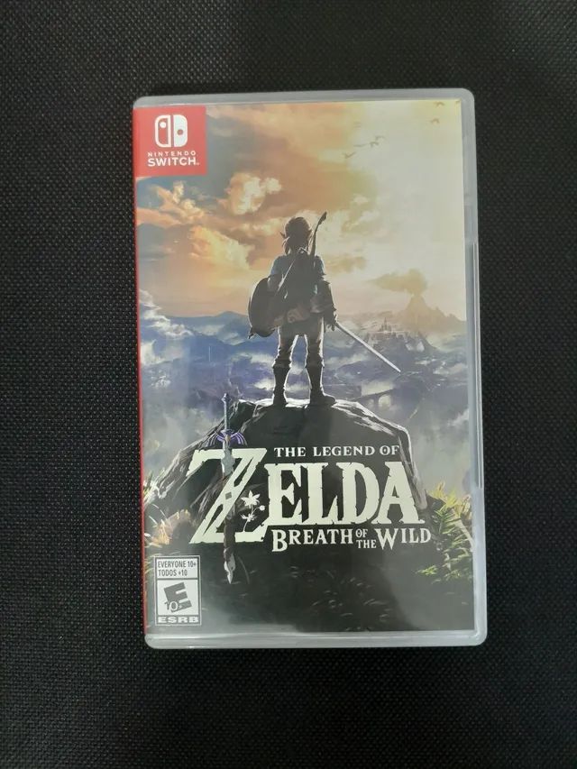 The Legend Of Zelda Breath Of The Wild Nintendo Switch Mídia Física Usado  Pronta Entrega