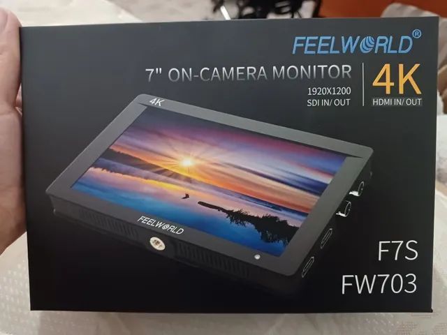 Camera Monitor feelworld 4k f7s   Áudio, TV, vídeo e fotografia