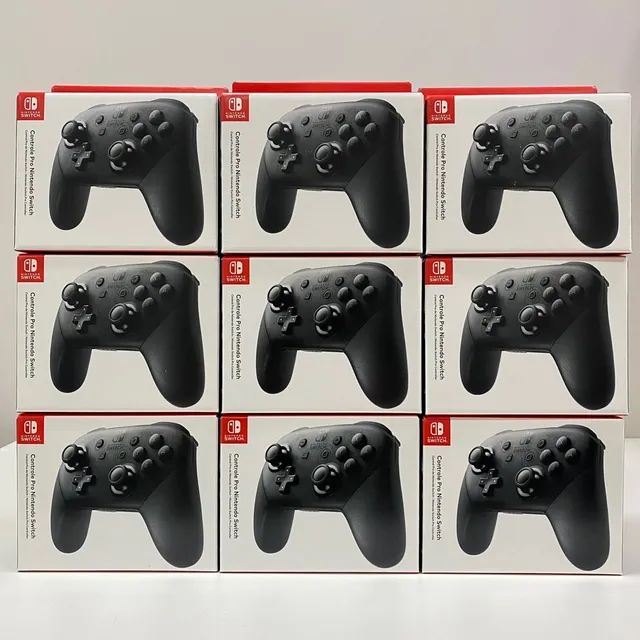 Pro Controller Nintendo Switch Original Novo Lacrado Garantia Nf - FFSTOREGAMES 