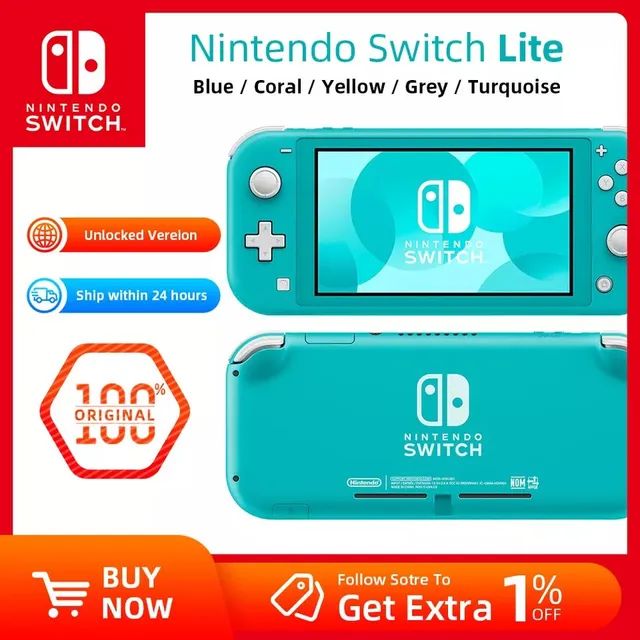 Nintendo Switch Lite Desbloqueado + 256gb + Brinde