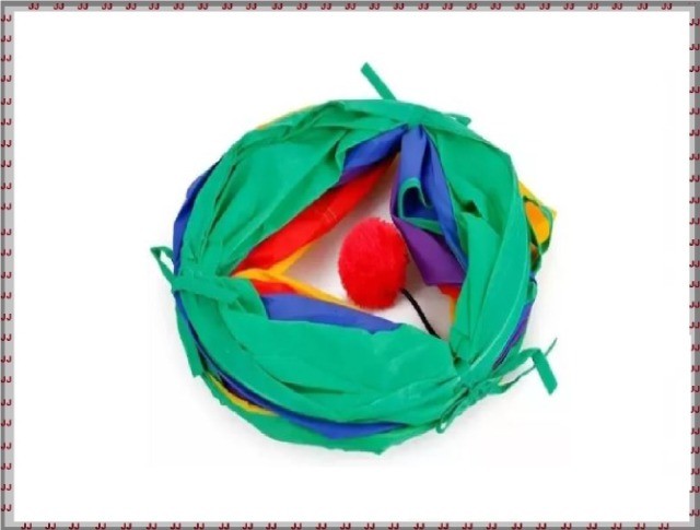 Túnel Labirinto Colorido Para Pets - Cães ou gatos - Foto 4