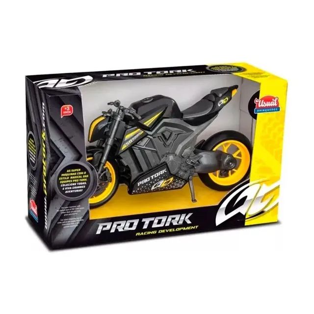 Kit Com 4 Motos de Brinquedo Corrida Miniatura Infantil para