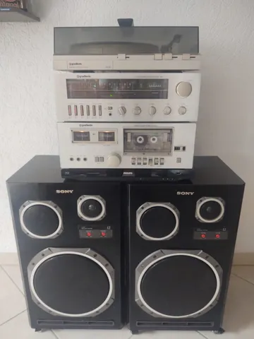 Aparelho de Som Gradiente, Toca Fitas, Rádio, Toca Discos, Equalizador 2  Caixas Acústicas a Retirar, Produto Vintage e Retro Gradiente Usado  92034812