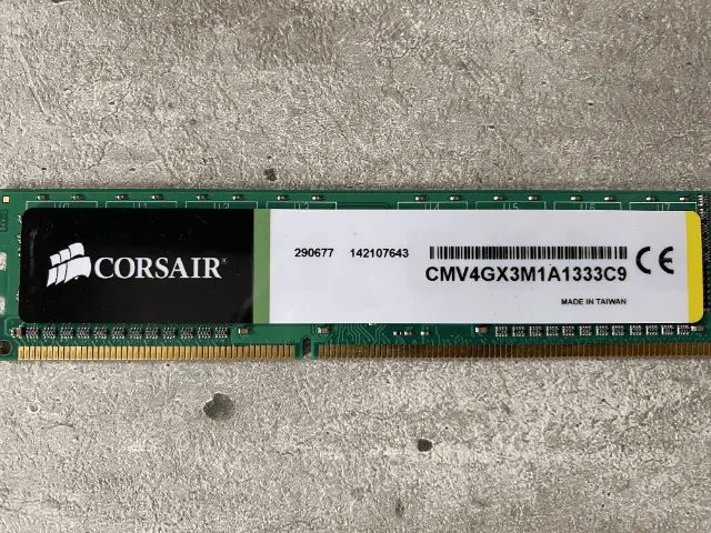 Memória Ram Value Select Color Verde 4gb 1 Corsair  - Foto 2