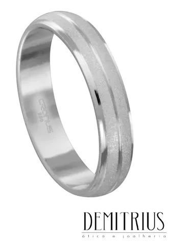 Aliança de Prata 950 - Todos Números Disponíveis - Valor Par - Foto 3