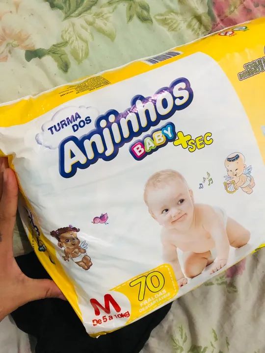 Fraldas tamanho M - Foto 2