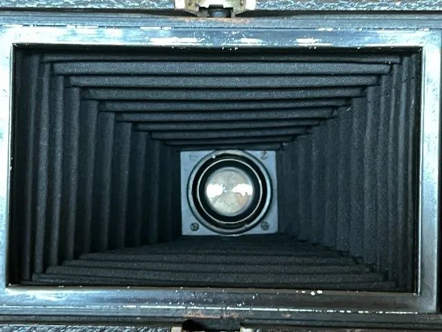 Camera fotografica KODAK FOLDING POCKET NO. 3-A Model B-4 analógica de filme - Foto 6