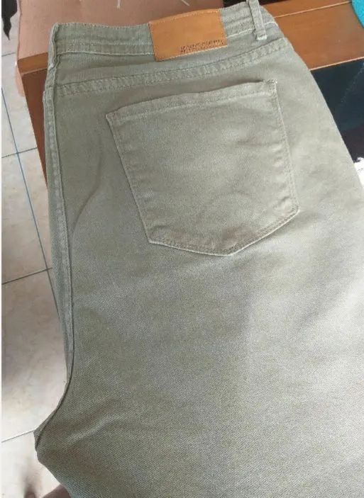 Calça sarja verde - Foto 3