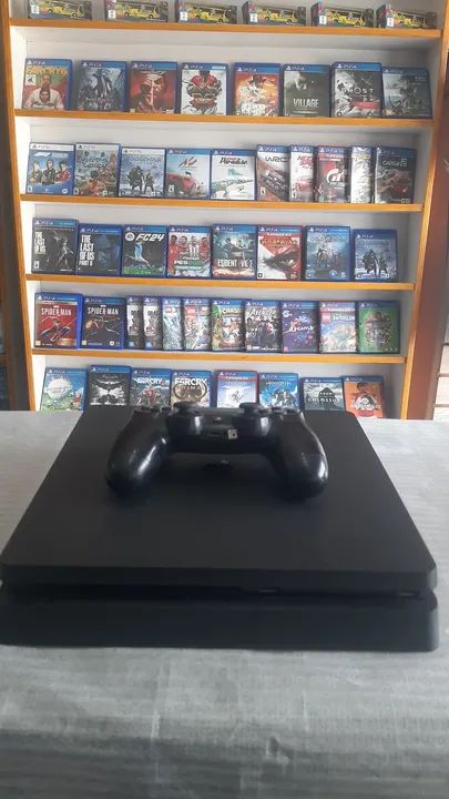 PS4 SLIM EM 10X , ACEITO PS3 + VOLTA. LOJA FISICA