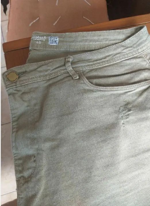Calça sarja verde - Foto 2