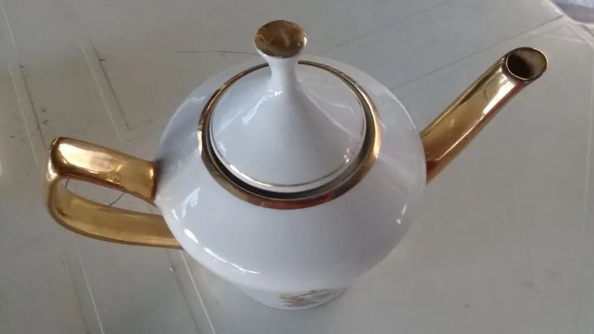 bule porcelana antigo pozzani - Foto 2