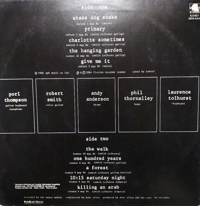 LP The Cure, The Cure live concert - Foto 3