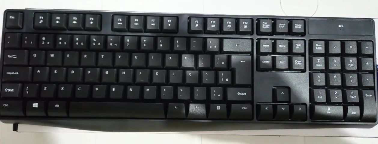 Wireless Keyboard and Mouse Combo, USB Connection 1600dpi with Included Battery Black - TC26964318047877377124