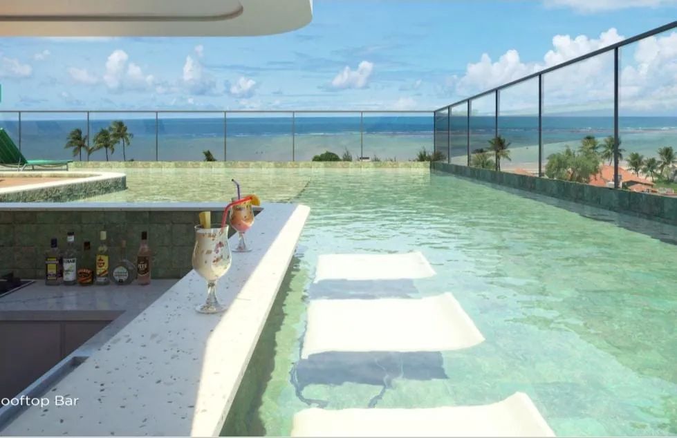 vista mar,Flat tem 20 metros quadrados com 1 quarto em Centro - Tamandaré - PE - Foto 7