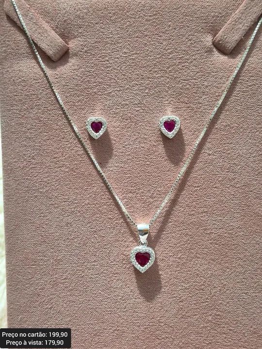 Prata 925 Conjunto Feminino luxuoso Original 