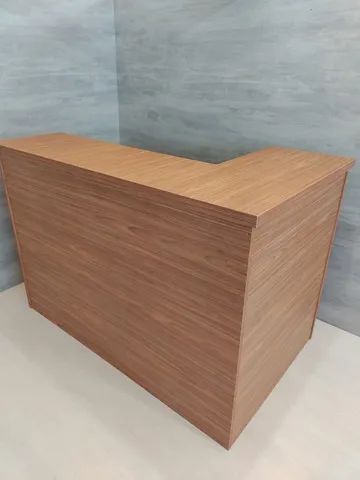 balcão em L lana todo amadeirado 150/90 - Foto 3