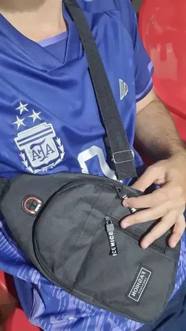 Bolsa de ombro masculina anti-roubo com entrada para carregador usb - Foto 4