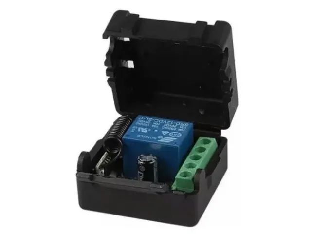 Relê 1 Canal Rf 433mhz 12v Módulo Entrada Interruptor Longa Distância Arduino COD-AM452 