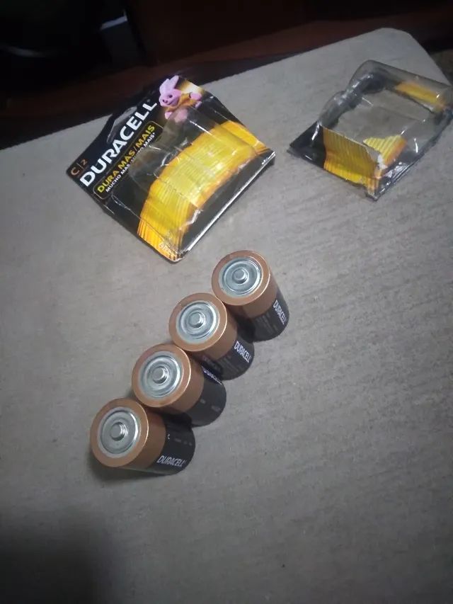 4 pilhas duracell médias novas!!! - Foto 2