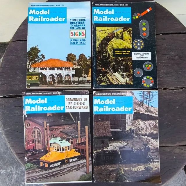 12 Revistas Sobre Ferromodelismo - Model Railroader - 1970 - Foto 4