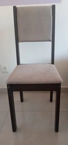 Cadeira microfibra marrom - Foto 2