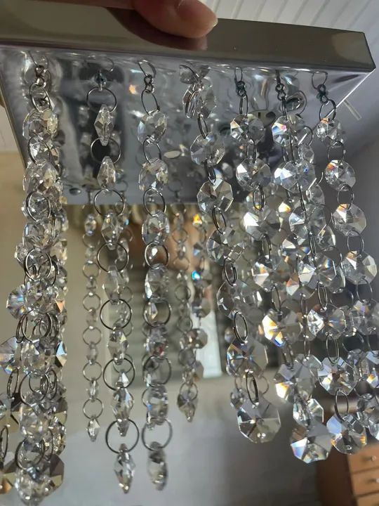 Lustre cristal acrílico  - Foto 2
