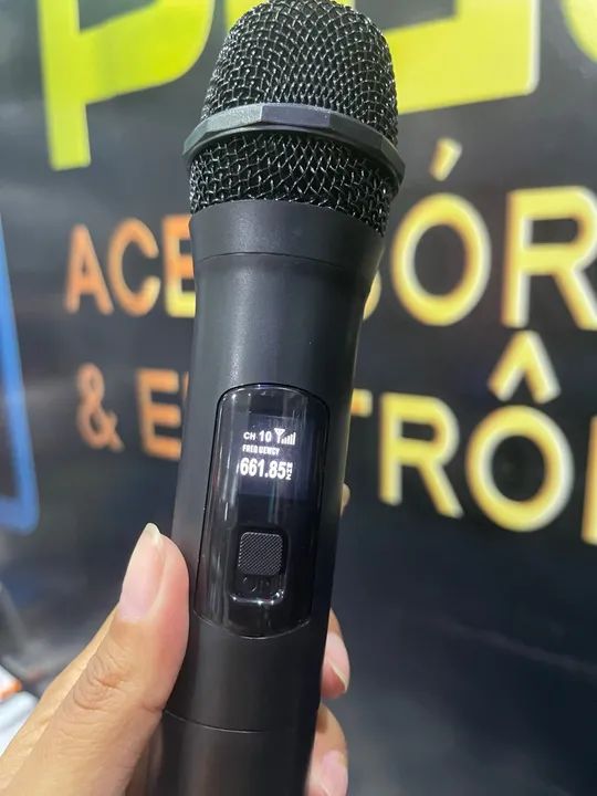 Microfone DinâMico de Mão,131 PéS Redução Ruído Som NíTido Sem Distorção Microfone Sem Fio - Foto 4